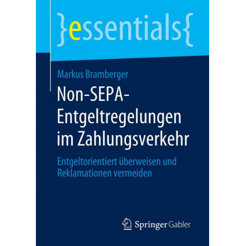 Markus Bramberger - Non-SEPA-Entgeltregelungen im Zahlungsverkehr