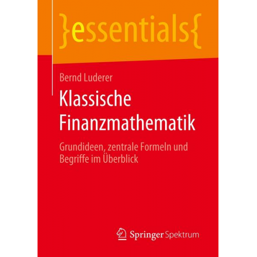 Bernd Luderer - Klassische Finanzmathematik