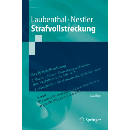 Klaus Laubenthal & Nina Nestler - Strafvollstreckung