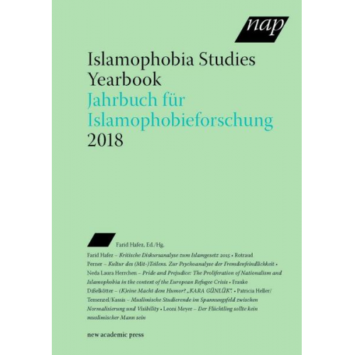 Islamophobia Studies Yearbook 2018 / Jahrbuch für Islamophobieforschung 2018