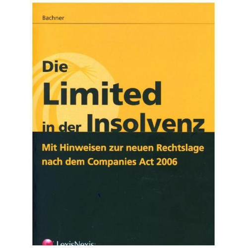 Thomas Bachner - Die Limited in der Insolvenz