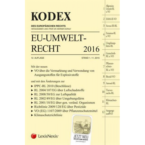 KODEX EU-Umweltrecht 2016