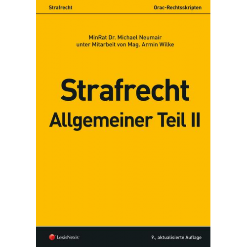 Michael Neumair - Strafrecht - Allgemeiner Teil II