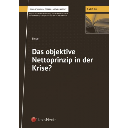 Anna Binder - Das objektive Nettoprinzip in der Krise?