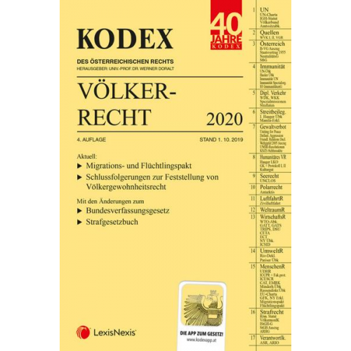 KODEX Völkerrecht 2020