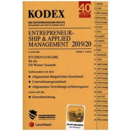 KODEX Entrepreneurship & Applied Management 2019/20