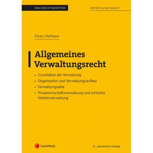 Susanne Fürst & Max Hofmann - Allgemeines Verwaltungsrecht (Skriptum)