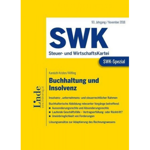 Sabine Kanduth-Kristen & Georg Wilfling - SWK-Spezial Buchhaltung und Insolvenz