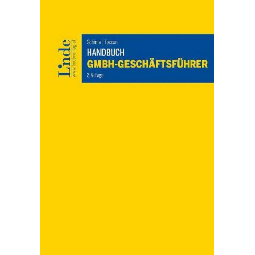 Georg Schima & Valerie Toscani - Handbuch GmbH-Geschäftsführer