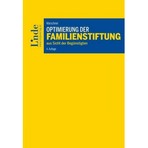 Ernst Marschner - Optimierung der Familienstiftung