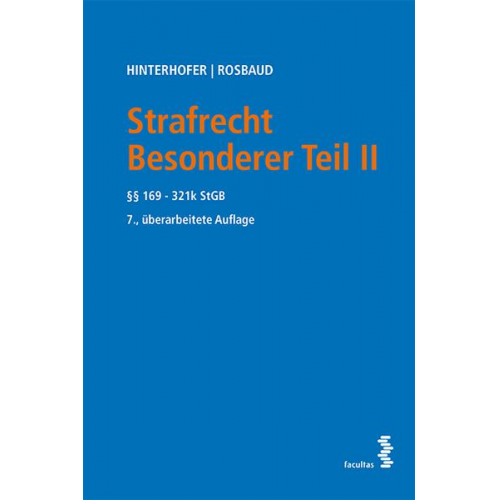 Hubert Hinterhofer & Christian Rosbaud - Strafrecht Besonderer Teil II