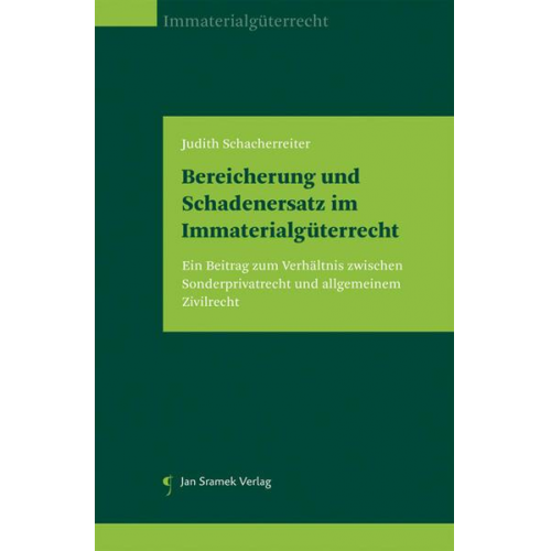 Judith Schacherreiter - Bereicherung und Schadenersatz im Immaterialgüterrecht