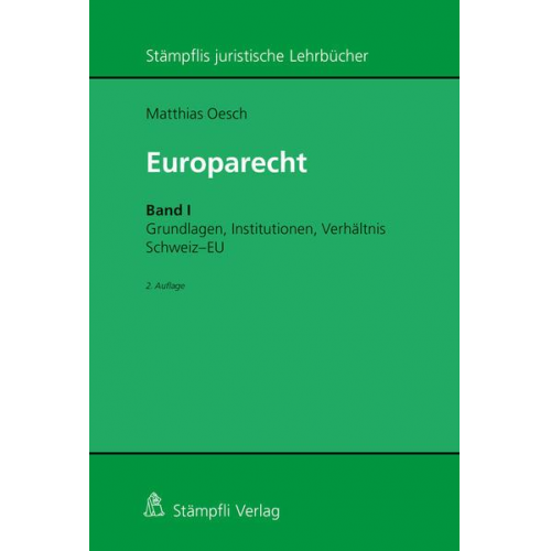 Matthias Oesch - Europarecht