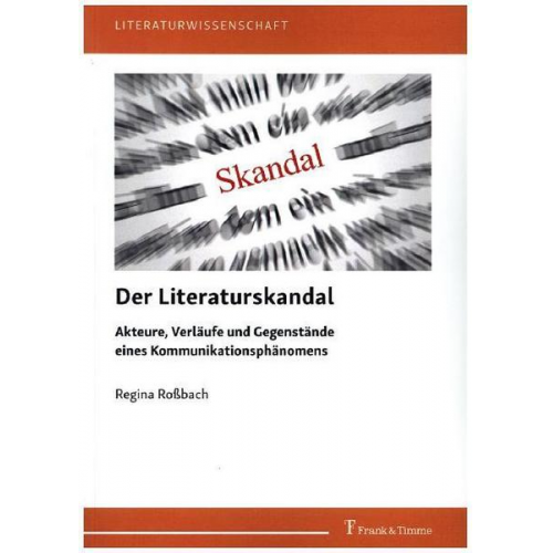 Regina Rossbach - Der Literaturskandal