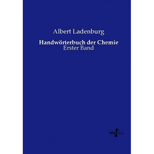 Albert Ladenburg - Handwörterbuch der Chemie