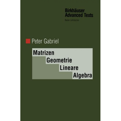 Peter Gabriel - Matrizen, Geometrie, Lineare Algebra