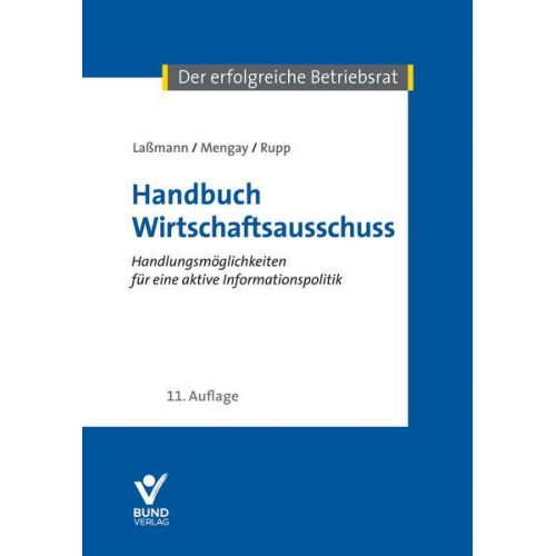 Nikolai Lassmann & Adrian Mengay & Rudi Rupp - Handbuch Wirtschaftsausschuss