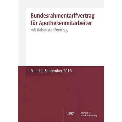 Bundesrahmentarifvertrag für Apothekenmitarbeiter