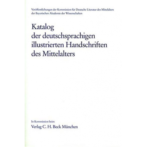 Katalog der deutschsprachigen illustrierten Handschriften des Mittelalters Band 4/2, Lfg. 3-4: 39