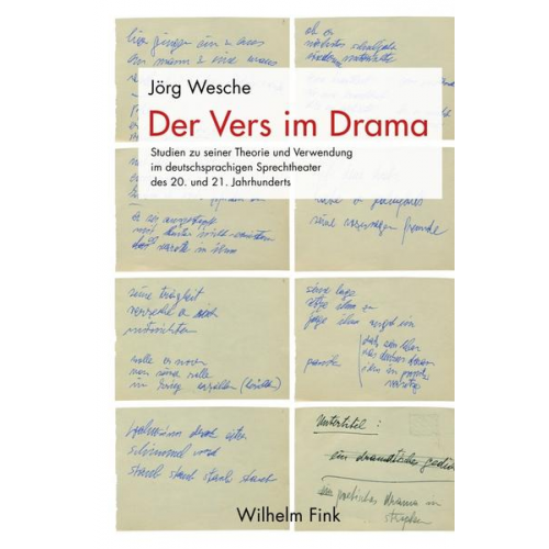 Jörg Wesche - Der Vers im Drama