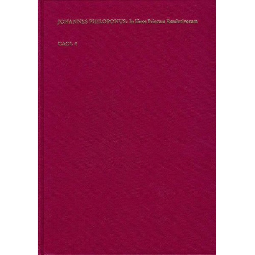 Johannes Philoponus - Commentariae Annotationes In Libros Priorum Resolutivorum Aristotelis