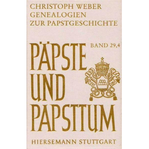 Christoph Weber & Michael Becker - Genealogien zur Papstgeschichte