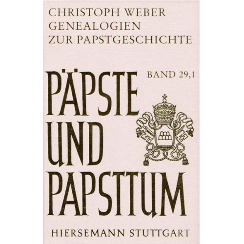 Christoph Weber & Michael Becker - Genealogien zur Papstgeschichte