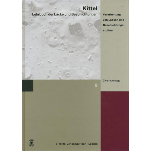 Hans Kittel - Lehrbuch der Lacke und Beschichtungen