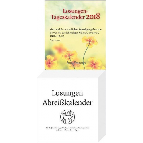 Losungen-Tageskalender 2018