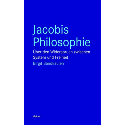 Birgit Sandkaulen - Jacobis Philosophie