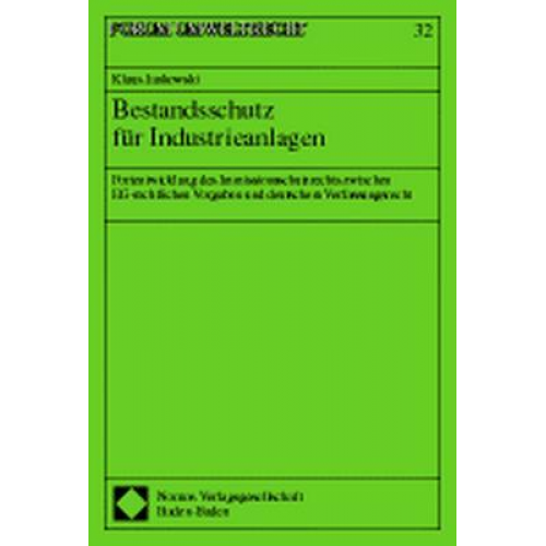 Klaus Jankowski - Bestandsschutz für Industrieanlagen