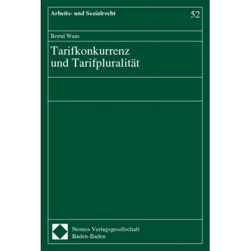 Tarifkonkurrenz und Tarifpluralität