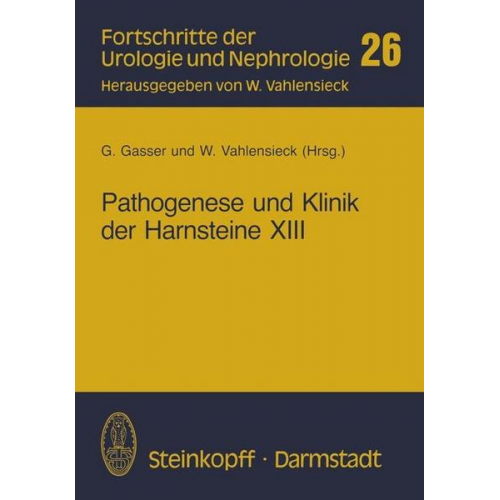 Pathogenese und Klinik der Harnsteine XIII