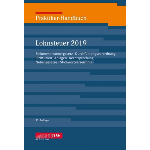 Praktiker-Handbuch Lohnsteuer 2019