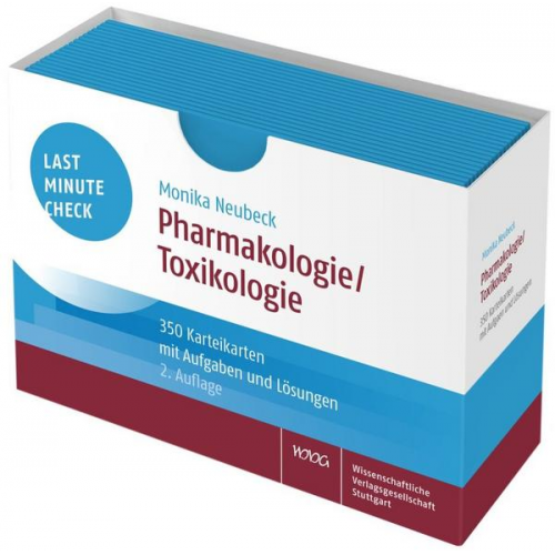 Monika Neubeck - Last Minute Check - Pharmakologie/Toxikologie