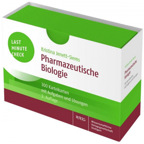 Kristina Jenett-Siems - Last Minute Check - Pharmazeutische Biologie