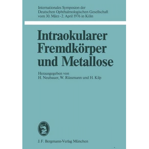 Intraokularer Fremdkörper und Metallose