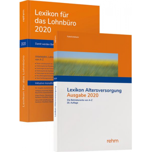 Wolfgang Schönfeld & Jürgen Plenker & Heinz-Willi Schaffhausen & Ralf Fath & Christian Urbitsch - Buchpaket Lexikon für das Lohnbüro und Lexikon Altersversorgung 2020