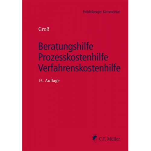 Ingo Michael Gross - Beratungshilfe - Prozesskostenhilfe - Verfahrenskostenhilfe