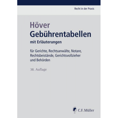 Henning Oberlack & Albert Höver - Gebührentabellen