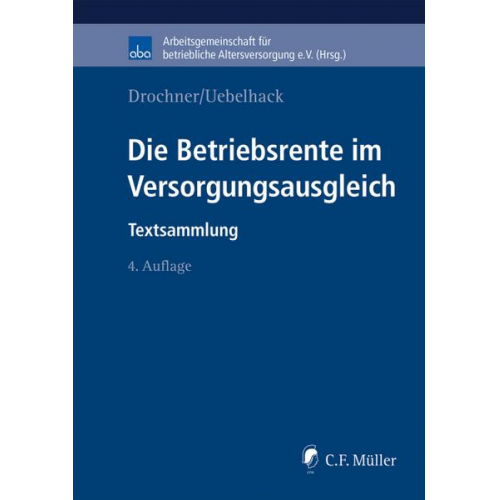 Sabine Drochner & Birgit Uebelhack - Die Betriebsrente im Versorgungsausgleich