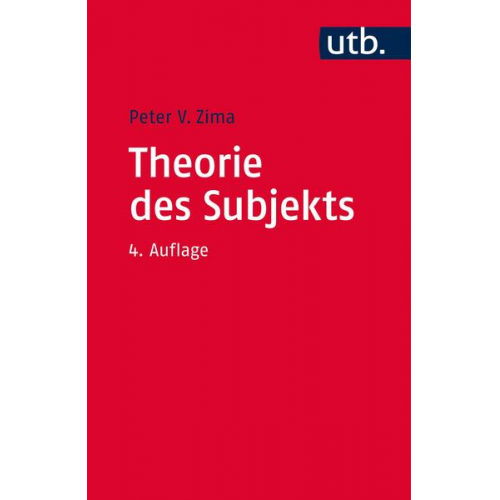 Peter V. Zima - Theorie des Subjekts