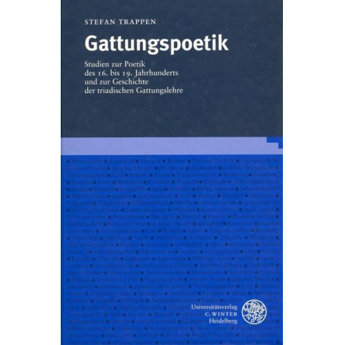 Stefan Trappen - Gattungspoetik