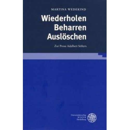 Martina Wedekind - Wiederholen - Beharren - Auslöschen