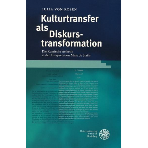 Julia Rosen - Kulturtransfer als Diskurstransformation