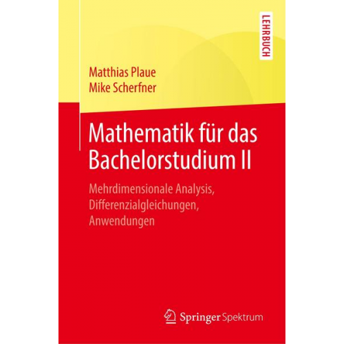 Matthias Plaue & Mike Scherfner - Mathematik für das Bachelorstudium II