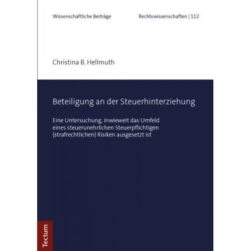 Christina Hellmuth - Beteiligung an der Steuerhinterziehung