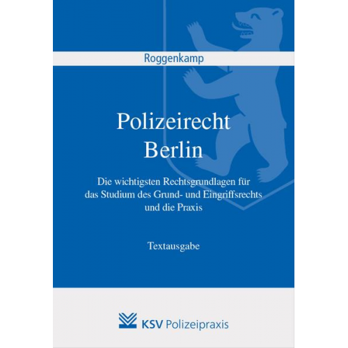 Jan Roggenkamp - Polizeirecht Berlin