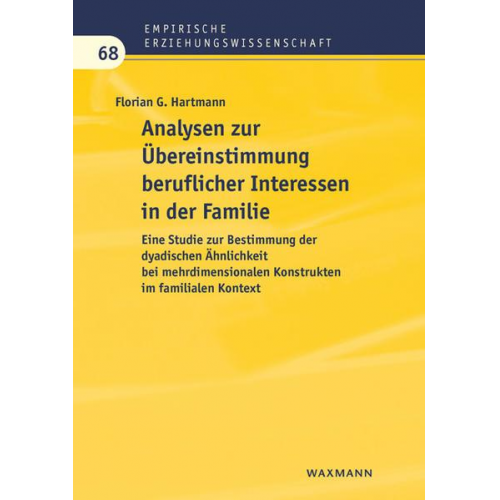 Florian G. Hartmann - Analysen zur Übereinstimmung beruflicher Interessen in der Familie