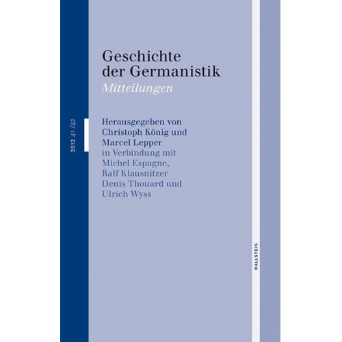 Geschichte der Germanistik